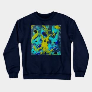 Abstraction azul 3 Crewneck Sweatshirt